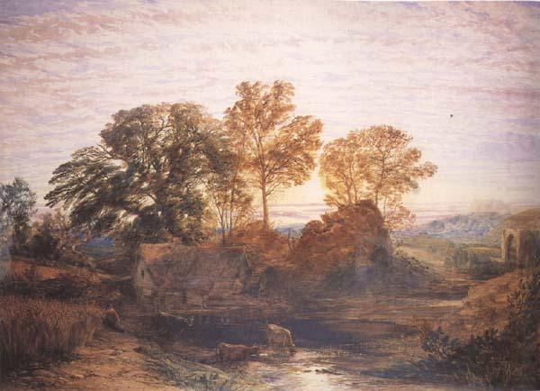 The Watermill, Samuel Palmer